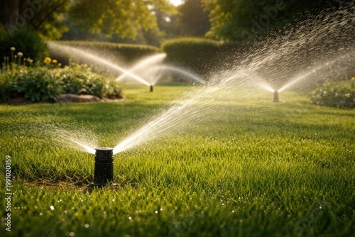 Automatic irrigation system for efficient lawn watering