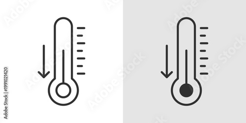 Cool Down Icon representing post-exercise recovery, relaxation, and body temperature regulation.