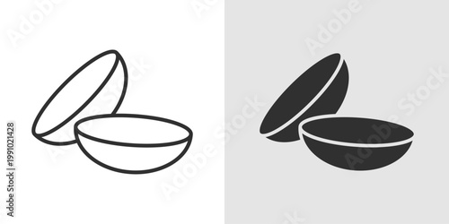 Contact Lens Icon representing vision correction, eye care, and optical health.