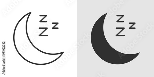 Snoring Icon representing sleep disturbance, breathing issues, and rest problems.