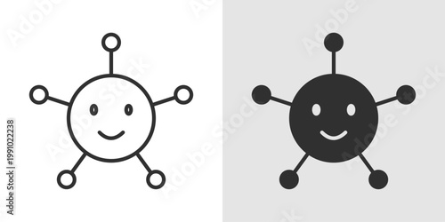 Calm Mind Icon representing mental peace, relaxation, stress relief, mindfulness, and emotional balance for overall mental wellness.