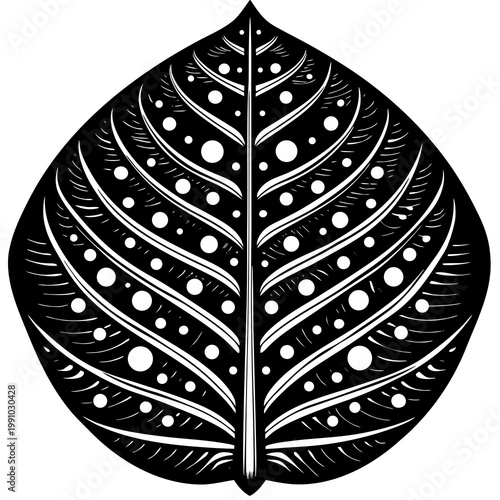 black and white abstract vector illustration