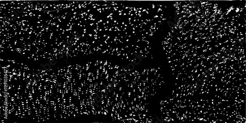 Snow, stars, twinkling lights, rain drops on black background. Abstract vector noise. Small particles of debris and dust. Distressed uneven grunge texture overlay.