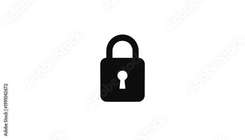 Padlock icon represents the fundamental concept of digital security and data protection within a modern cybersecurity infrastructure designed to safeguard sensitive information from unauthorized.