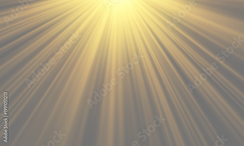 Konstfotografi Soft golden sunbeams falling from top