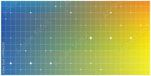 Vibrant rainbow colored background with sparkles.