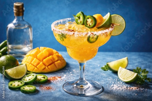 Zesty tequila mango margari...