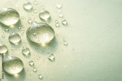 Macro view of natural serum...