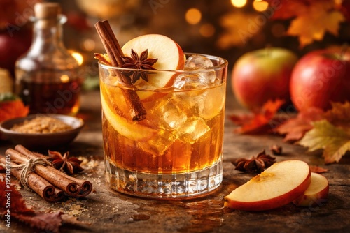 Classic autumn apple cider ...