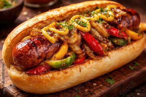 Delicious Polish Sausage Ho...