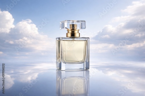 Luxury perfume bottle displ...