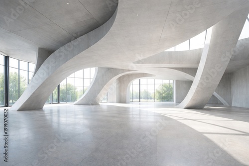 Modern abstract architectur...