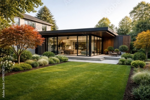 Contemporary home addition ...