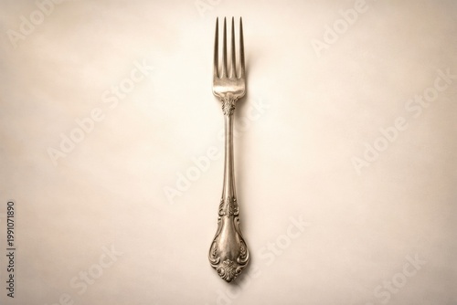 Classic vintage silver fork...