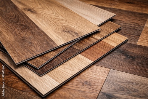 Detailed view of vinyl tile...