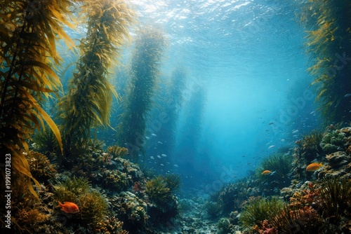 Vibrant marine ecosystem in...