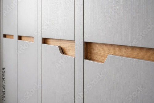 Close up view of flat finge...