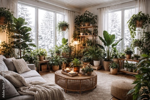 Winter season indoor garden...