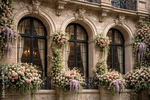 Sophisticated stone wall wi...