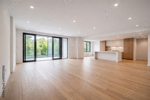 Unoccupied living area show...