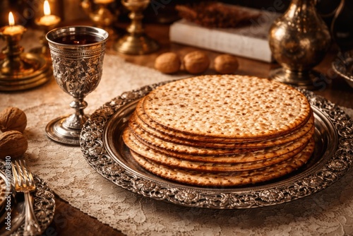 Traditional Passover Matzot...