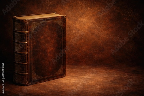 Restored antique book on co...