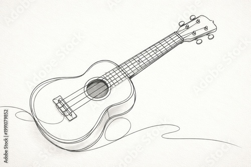 Elegant single line sketch ...