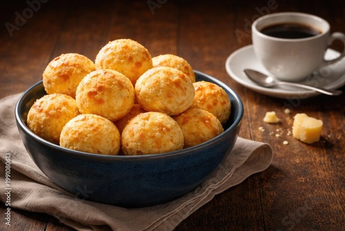Tasty cheese bread Pao de q...