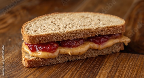 Whole wheat bread sandwich ...