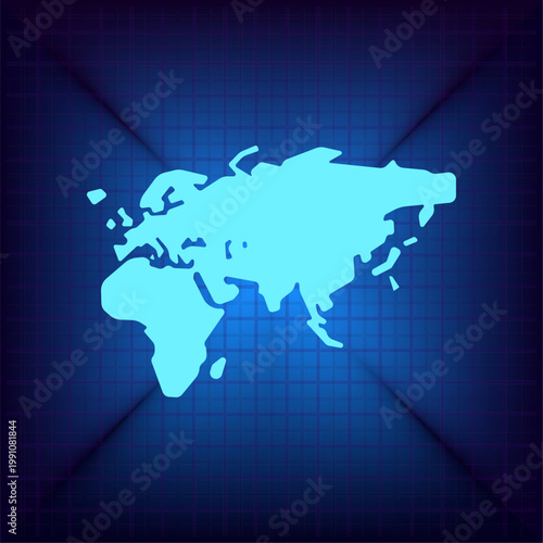 Vector illustration on a blue background