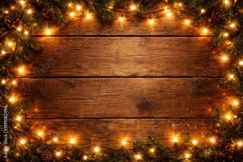 Warm wooden textured backgr...