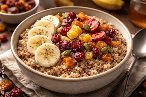 Delicious buckwheat porridg...