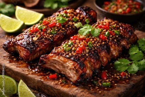 Delicious Thai style pork r...