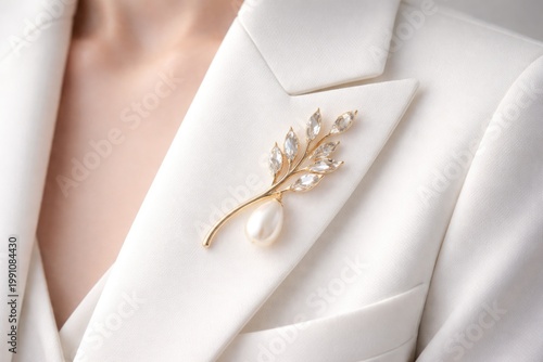 White background with styli...