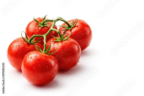 cluster of vibrant tomatoes...