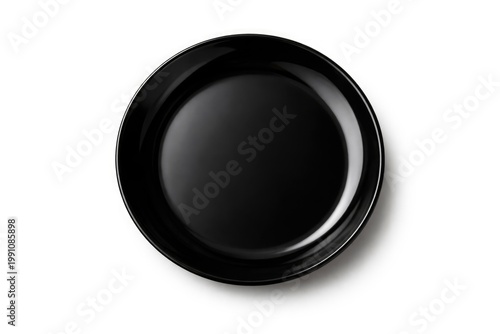 Sophisticated black plate w...