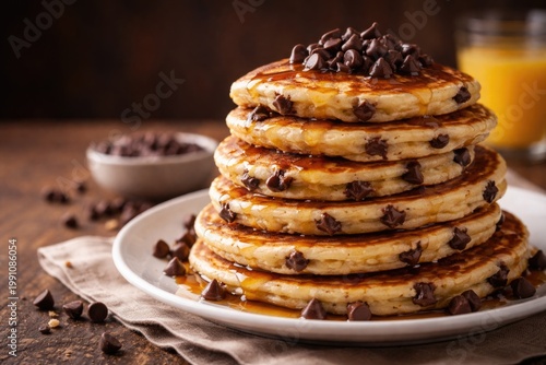 Freshly made chocolate chip...