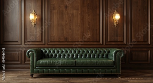 Traditional vintage lounge ...