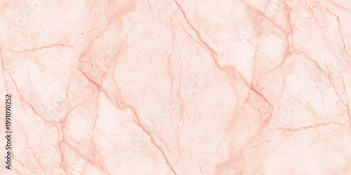 Pink Marble Texture Background: Elegant Rose Quartz Stone Surface with Natural Veining for Luxury Graphic Design Art