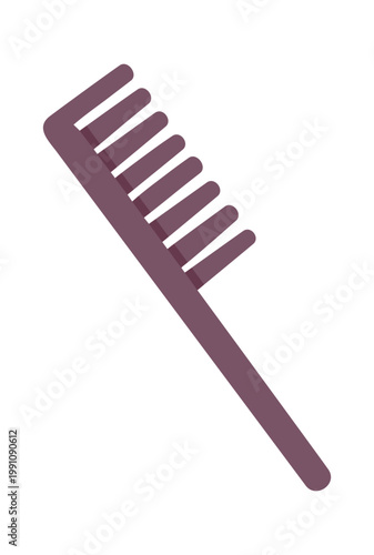 Comb Angled Grooming Tool Silhouette
