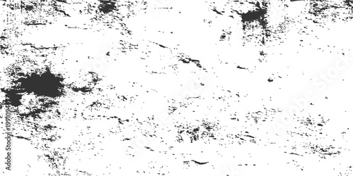 Abstract grunge background featuring a black ink splat pattern with paint splashes and dirty liquid texture on an artistic paper vector illustration