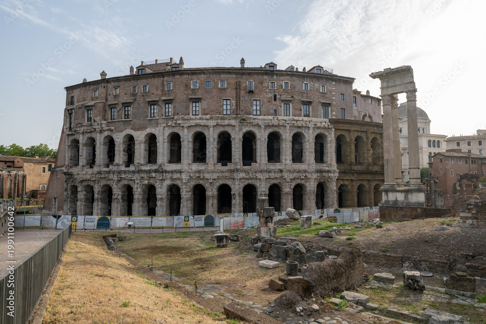 Fototapeta premium Theatre of Marcellus - Rome, Italy