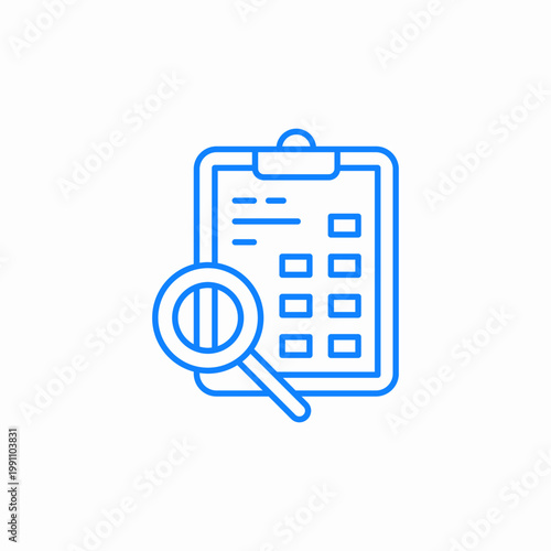 task search icon sign vector