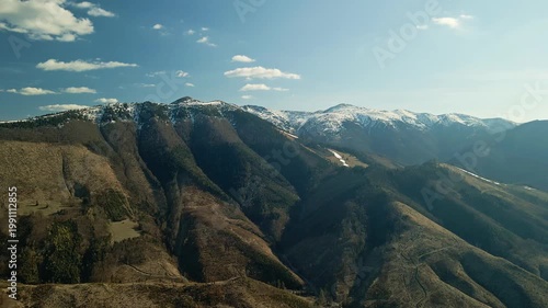 Majestic Mountain Landscape. Serene Tatra Highlands Showcasing Expansive Ridges And Gentle Slopes