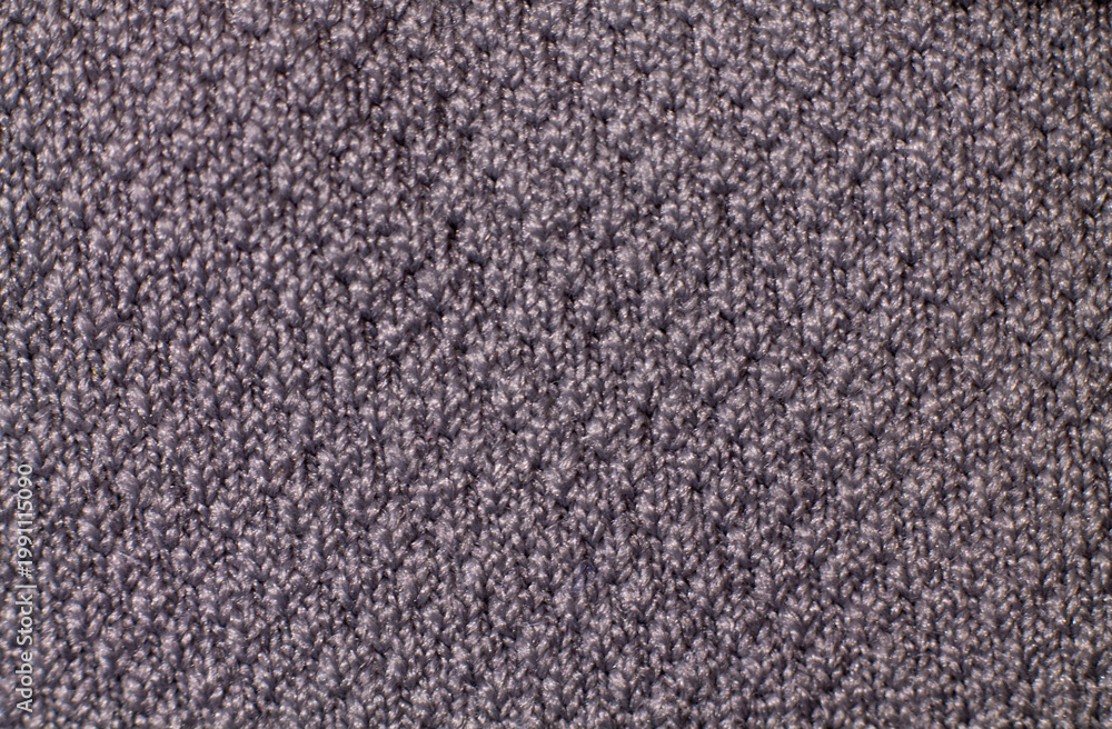 Fototapeta premium Macro photo of gray thread texture