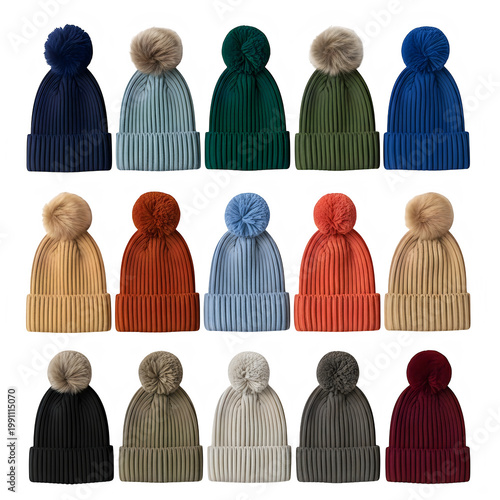 Colorful hooded capes with fur trim