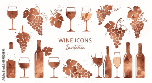 Collection of cartoon mouth illustrations with vibrant red lips expressing various emotions and sounds like smiles and shouts