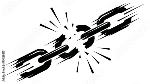 Breaking free from constraints and limitations.