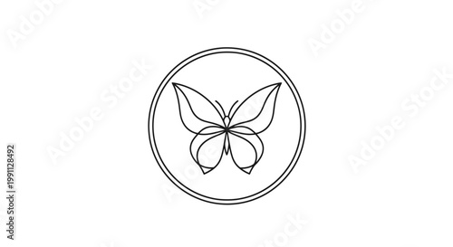 Simple line drawing of a flower.