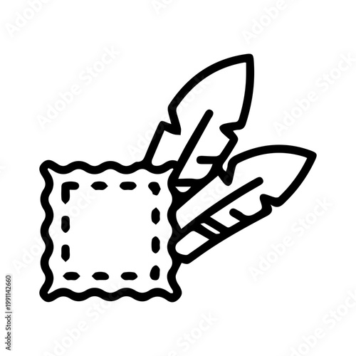 Ravioli With Feathers Icon